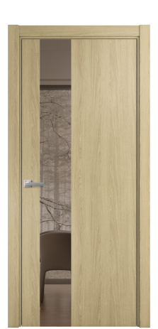 Дверь межкомнатная Vetro 14 Цвет Maderaira oak amber Покрытие ПВХ WOOD NATURAL Наличник L 75 Цена 34600