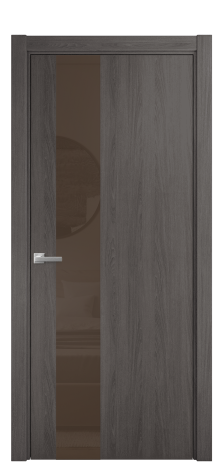 Дверь межкомнатная Vetro 14 Цвет Maderaira oak agate Покрытие ПВХ WOOD NATURAL Наличник L 75 Цена 25884