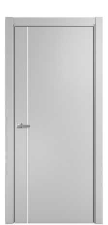 Дверь межкомнатная Ветро 17 Цвет Телегрей Покрытие Эмаль  Наличник L 75 Цена 44975