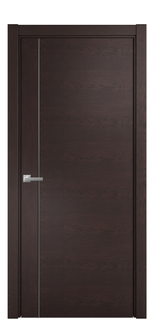 Дверь межкомнатная Ветро 17 Цвет Мореный Дуб Покрытие Шпон натуральный  Наличник L 75 Цена 51050