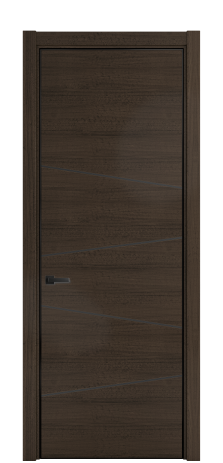 Дверь межкомнатная Слот 10-004 Цвет Эвкалипт Браун Покрытие ШПОН Эвкалипт Наличник L 75 Цена 73742