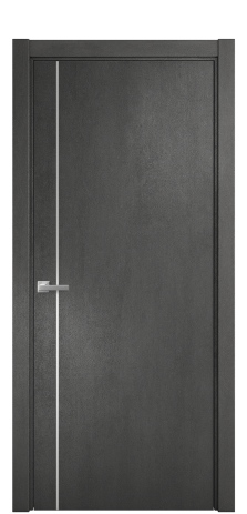 Дверь межкомнатная Слот 10-011 Цвет Камень темный Покрытие ПВХ ФАКТУРНЫЕ Наличник L 75 Цена 31200