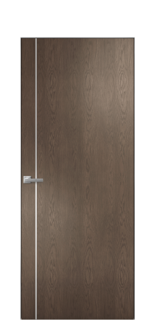 Дверь межкомнатная Слот 10-011 Цвет Дуб Марракеш Покрытие Шпон натуральный  Наличник Скрытый короб хром Цена 45150