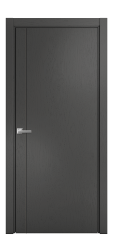 Дверь межкомнатная Слот 10-011 Цвет Ясень Антрацит Покрытие Шпон крашеный  Наличник L 75 Цена 44475