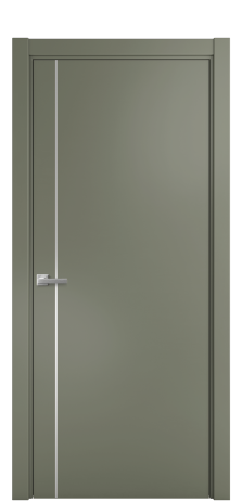 Дверь межкомнатная Слот 10-011 Цвет Зеленый Покрытие Эмаль  Наличник L 75 Цена 42558