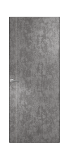 Дверь межкомнатная Slot 10-011 Цвет Ice cacao Покрытие ПВХ ORIGINAL Наличник Скрытый короб хром Цена 39660