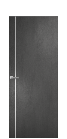 Дверь межкомнатная Slot 10-011 Цвет Камень темный Покрытие ПВХ ORIGINAL Наличник Скрытый короб хром Цена 39660