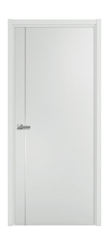 Дверь межкомнатная Slot 10-011 Цвет Крем Покрытие Эмаль  Наличник Скрытый короб хром Цена 58410