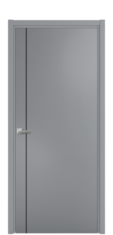 Дверь межкомнатная Slot 10-011 Цвет Гриджио Покрытие Эмаль  Наличник L 50 Цена 42558