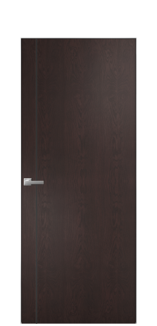 Дверь межкомнатная Slot 10-011 Цвет Каштановый Орех Покрытие Шпон натуральный  Наличник L 75 Цена 51900