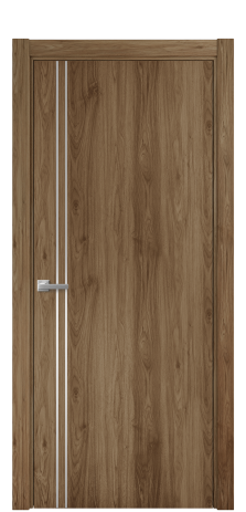 Дверь межкомнатная Slot 10-012 Цвет Орех NY классический Покрытие ПВХ WOOD NATURAL Наличник L 75 Цена 28450