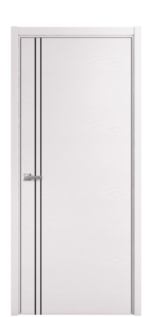 Дверь межкомнатная Slot 10-012 Цвет Ясень Крем Покрытие Шпон крашеный  Наличник L 50 Цена 44875