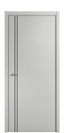 Дверь межкомнатная Slot 10-012 Цвет Ясень Телегрей Покрытие Шпон крашеный  Наличник L 50 Цена 44875