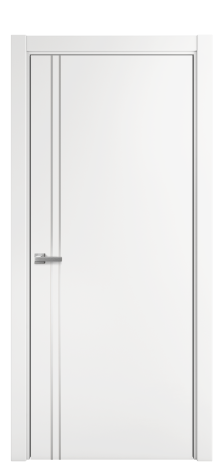 Дверь межкомнатная Slot 10-012 Цвет Белый Покрытие Эмаль  Наличник L 75 Цена 38275