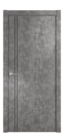 Дверь межкомнатная Слот 10-012 Цвет Айс какао Покрытие ПВХ ФАКТУРНЫЕ Наличник L 75 Цена 31200