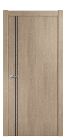 Дверь межкомнатная Слот 10-012 Цвет Дуб Песочный Покрытие Шпон натуральный  Наличник L 75 Цена 47350
