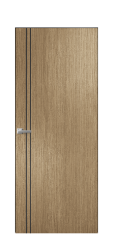 Дверь межкомнатная Слот 10-012 Цвет Дуб Янтарь Покрытие Шпон масло  Наличник Скрытый короб хром Цена 47000