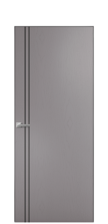 Дверь межкомнатная Слот 10-012 Цвет Ясень Ирис Покрытие Шпон крашеный  Наличник Скрытый короб хром Цена 43550