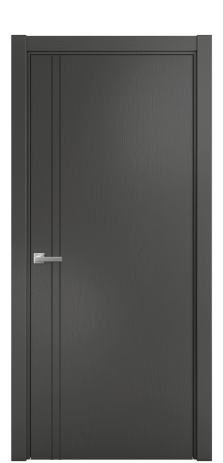 Дверь межкомнатная Слот 10-012 Цвет Ясень Антрацит Покрытие Шпон крашеный  Наличник L 75 Цена 44475