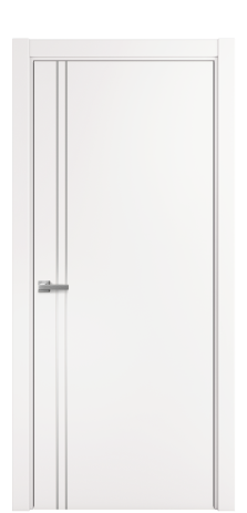 Дверь межкомнатная Слот 10-012 Цвет Вайт Покрытие ПВХ SOFT (ПЭТ) Наличник L 75 Цена 31200