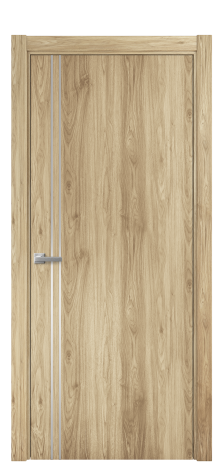 Дверь межкомнатная Slot 10-012 Цвет Орех светлый Покрытие ПВХ ПОД ДЕРЕВО Наличник L 75 Цена 31200