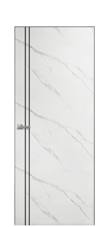 Дверь межкомнатная Slot 10-012 Цвет Монте софт Покрытие ПВХ ФАКТУРНЫЕ Наличник Скрытый короб хром Цена 38100