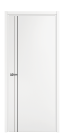 Дверь межкомнатная Slot 10-012 Цвет Белый Покрытие Эмаль  Наличник L 50 Цена 38275
