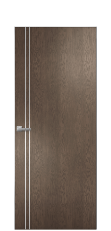 Дверь межкомнатная Slot 10-012 Цвет Дуб Марракеш Покрытие Шпон натуральный  Наличник Скрытый короб хром Цена 62310