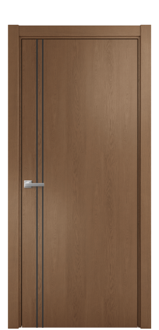 Дверь межкомнатная Слот 10-012 Цвет Дуб Темный Покрытие Шпон натуральный  Наличник L 75 Цена 47350
