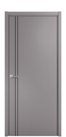 Дверь межкомнатная Slot 10-012 Цвет Ясень Ирис Покрытие Шпон крашеный  Наличник L 50 Цена 44475