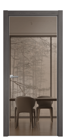 Дверь межкомнатная Porte 39-01 Цвет Maderaira oak agate Покрытие ПВХ WOOD NATURAL Наличник L 75 Цена 34404
