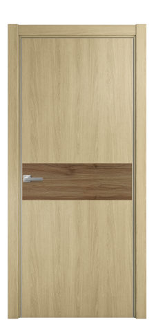 Дверь межкомнатная Duet 11 Цвет Maderaira oak amber Покрытие ПВХ WOOD NATURAL Наличник L 75 Цена 22988