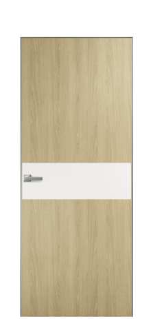 Дверь межкомнатная Duet 11 Цвет Maderaira oak amber Покрытие ПВХ WOOD NATURAL Наличник Скрытый короб хром Цена 39128