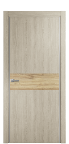 Дверь межкомнатная Duet 11 Цвет Maderaira oak sand Покрытие ПВХ WOOD NATURAL Наличник L 75 Цена 22988