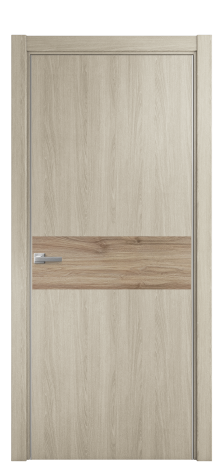 Дверь межкомнатная Duet 11 Цвет Maderaira oak sand Покрытие ПВХ WOOD NATURAL Наличник L 75 Цена 22988