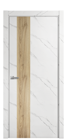 Дверь межкомнатная Duet 14 Цвет Monte white soft Покрытие ПВХ ORIGINAL Наличник L 75 Цена 22988