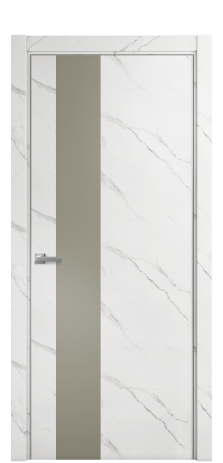 Дверь межкомнатная Duet 14 Цвет Monte white soft Покрытие ПВХ ORIGINAL Наличник L 75 Цена 22988