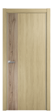 Дверь межкомнатная Duet 19 Цвет Maderaira oak amber Покрытие ПВХ WOOD NATURAL Наличник L 75 Цена 22988