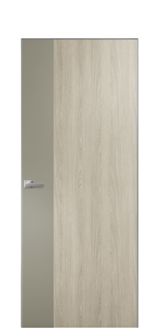 Дверь межкомнатная Duet 19 Цвет Maderaira oak sand Покрытие ПВХ WOOD NATURAL Наличник Скрытый короб хром Цена 39128