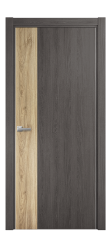 Дверь межкомнатная Duet 19 Цвет Maderaira oak agate Покрытие ПВХ WOOD NATURAL Наличник L 75 Цена 22988