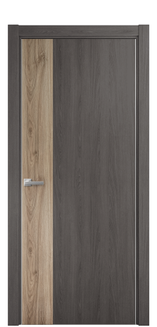 Дверь межкомнатная Duet 19 Цвет Maderaira oak agate Покрытие ПВХ WOOD NATURAL Наличник L 75 Цена 22988