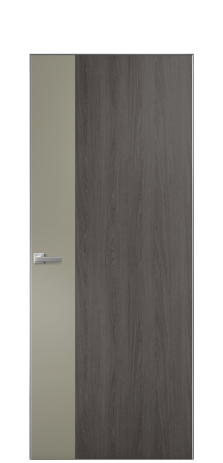 Дверь межкомнатная Duet 19 Цвет Maderaira oak agate Покрытие ПВХ WOOD NATURAL Наличник Скрытый короб хром Цена 39128