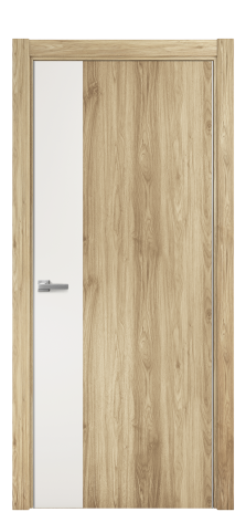 Дверь межкомнатная Duet 19 Цвет Орех NY светлый Покрытие ПВХ WOOD NATURAL Наличник L 75 Цена 22988