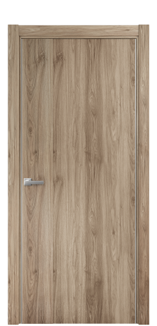 Дверь межкомнатная Duet 19 Цвет Орех NY смоук Покрытие ПВХ WOOD NATURAL Наличник L 75 Цена 22988