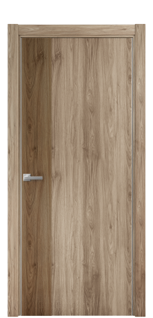 Дверь межкомнатная Duet 19 Цвет Орех NY смоук Покрытие ПВХ WOOD NATURAL Наличник L 75 Цена 22988