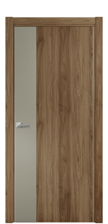 Дверь межкомнатная Duet 19 Цвет Орех NY классический Покрытие ПВХ WOOD NATURAL Наличник L 75 Цена 22988
