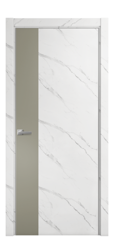Дверь межкомнатная Duet 19 Цвет Monte white soft Покрытие ПВХ ORIGINAL Наличник L 75 Цена 22988