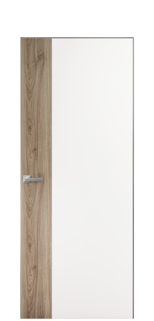 Дверь межкомнатная Duet 19 Цвет Maderaira oak amber Покрытие ПВХ WOOD NATURAL Наличник L 75 Цена 32375