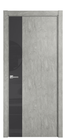 Дверь межкомнатная Vetro 19 Цвет Скол камня грей Покрытие ПВХ ORIGINAL Наличник L 75 Цена 34300