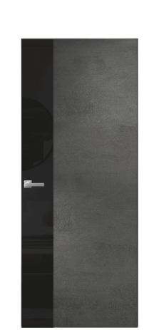 Дверь межкомнатная Ветро 19 Цвет Камень темный Покрытие ПВХ ФАКТУРНЫЕ Наличник Скрытый короб хром Цена 45300